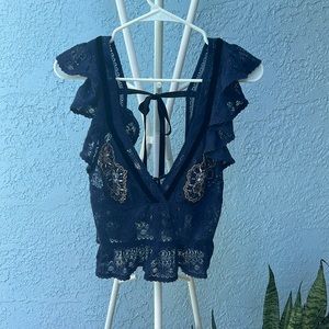 Free People Ruffle Cami